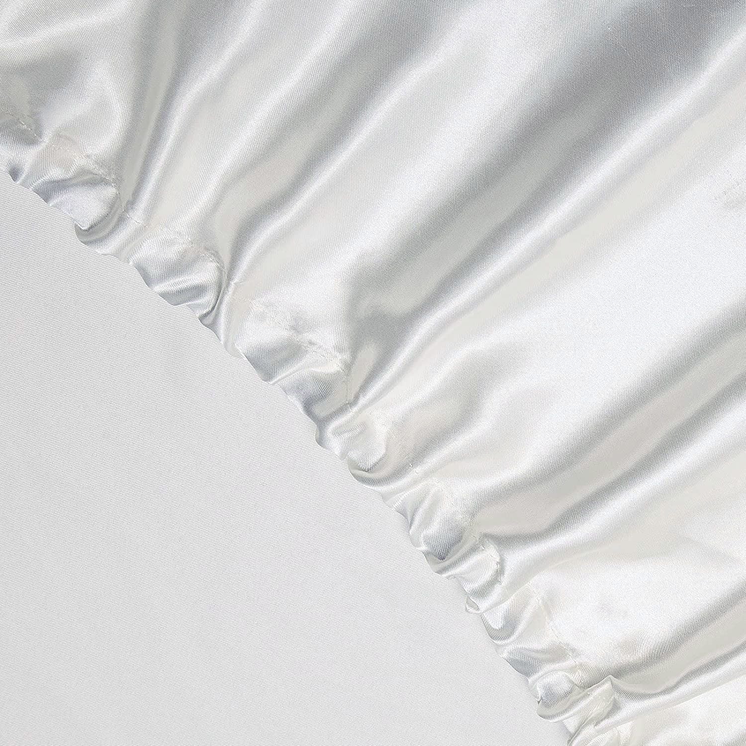 Art Silk Satin Sheet Set Hotel 4 Pieces Fitted/Flat Sheet Bedding Set-Luxury Soft Silky Sheets for Hair and Skin, Similar to Silk Bed Sheets Set 4 Pieces(Double,White)
