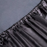 Art Silk Satin Sheet Set Hotel 4 Pieces Fitted/Flat Sheet Bedding Set-Luxury Soft Silky Sheets for Hair and Skin, Similar to Silk Bed Sheets Set 4 Pieces(King,Black)