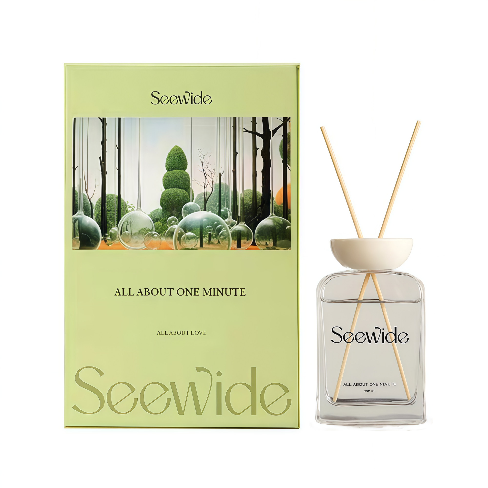 Reed Diffuser, Long-Lasting Home Fragrance & Scent Diffuser, 200ml Essential Oil Room Freshener for Bedroom, Living Room & Bathroom