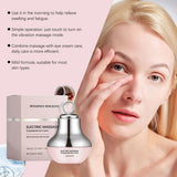 Microcurrent Eye Cream,Under Eye Cream for Dark Circles,Puffiness and Wrinkles, Hyaluronic Acid + Peptide+ Caffeine Eye Cream Anti Aging,Hydrating Eye Care,Gentle Vibration