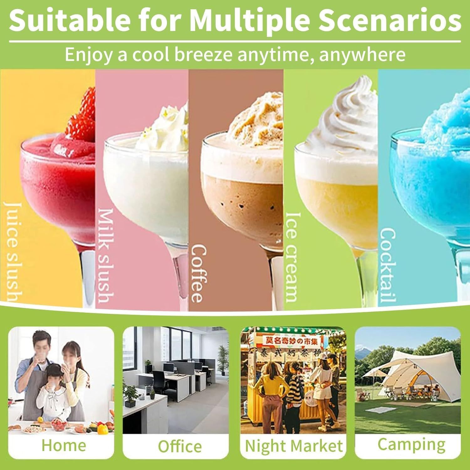 Slushie Machine for Home, No Ice Needed Frozen Drink Maker with 6 Preset Modes, 1.8L Capacity, LED Display, Self-Cleaning, Ideal for Margaritas, Milkshakes, Smoothies & Parties — Gray