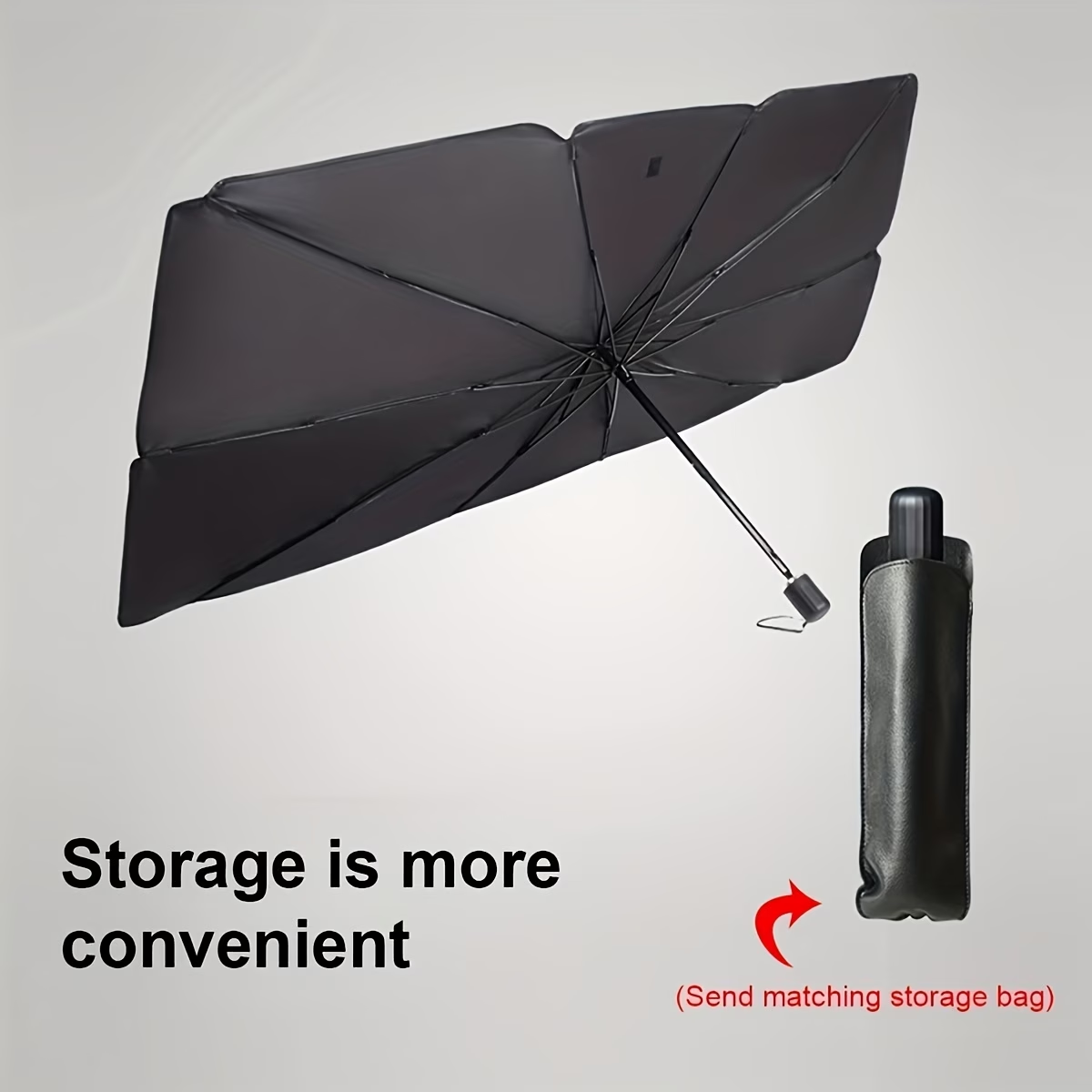 Car sunshade, windshield sun protection and heat insulation sunshade, blackout curtain equipment, car interior windshield, small car sunshade umbrella