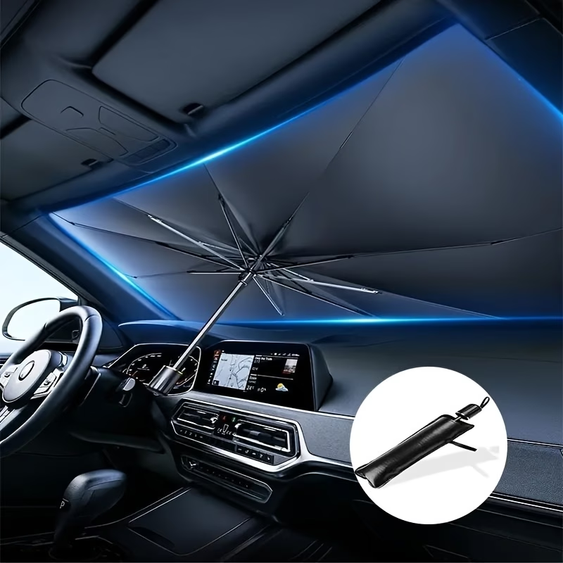 Car sunshade, windshield sun protection and heat insulation sunshade, blackout curtain equipment, car interior windshield, small car sunshade umbrella