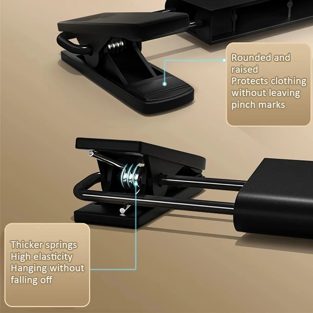 5pcs✨ Multi-Purpose Trouser Hanger | 360° Swivel Hook + Non-Slip Clips | Heavy-Duty & Space-Saving, Holds Pants, Skirts, Towels & Underwear for Closet & Balcony!