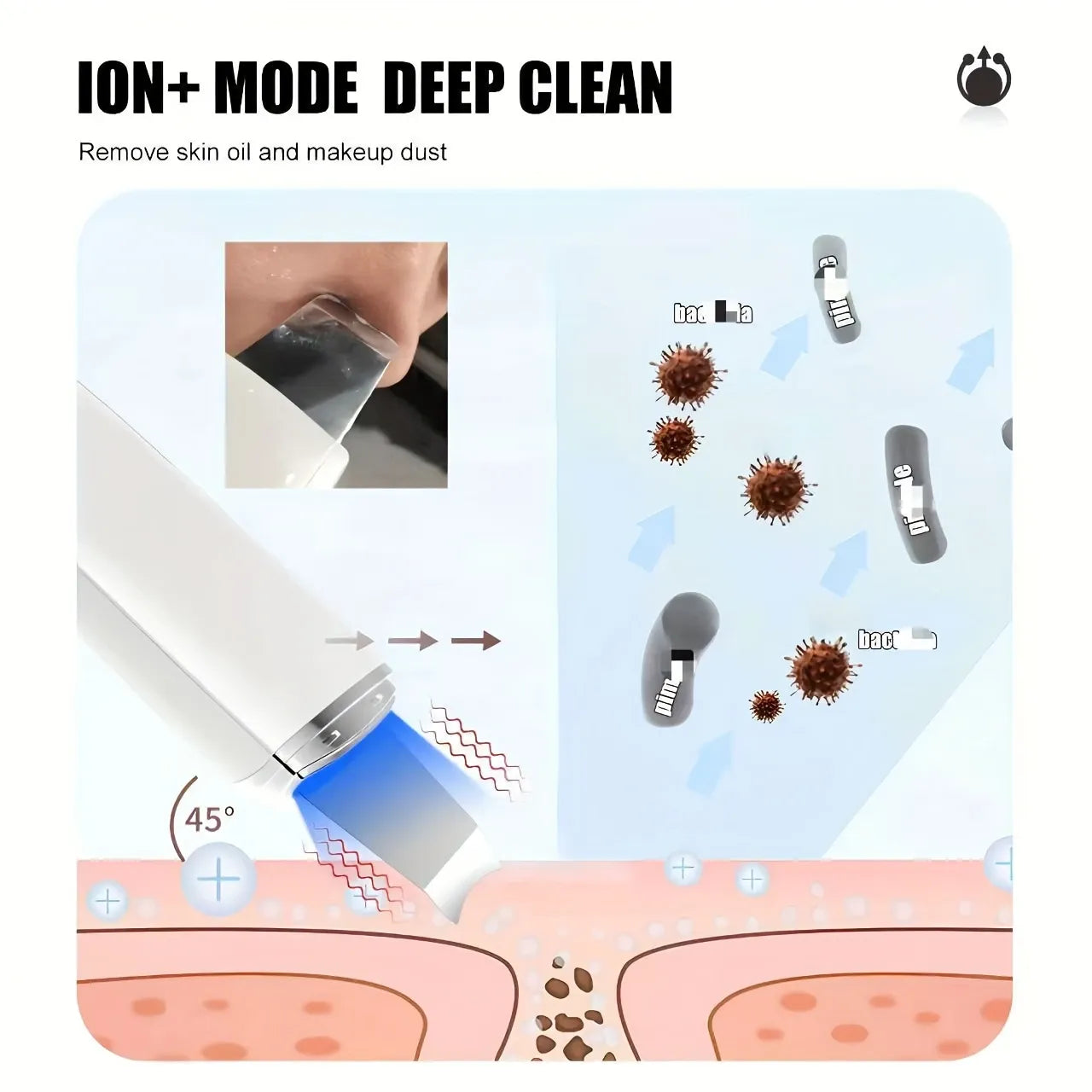 ✨ EMS Microcurrent Skin Spatula | 4-in-1 Deep Blackhead Removal + Serum Infusion + V-Face Lifting | At-Home Facial Device for Radiant, Firm Contours!