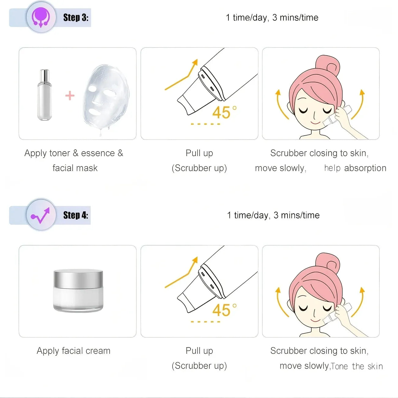 ✨ EMS Microcurrent Skin Spatula | 4-in-1 Deep Blackhead Removal + Serum Infusion + V-Face Lifting | At-Home Facial Device for Radiant, Firm Contours!