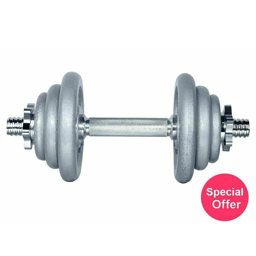 60kg Adjustable Dumbbell Set Standard Hammertone Weights