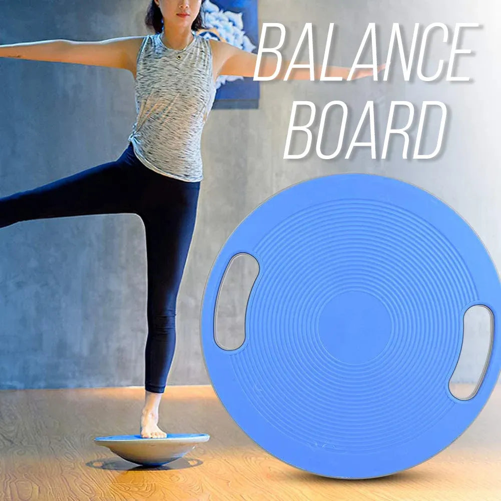 Plastic Portable Wobble Balance Board — Black