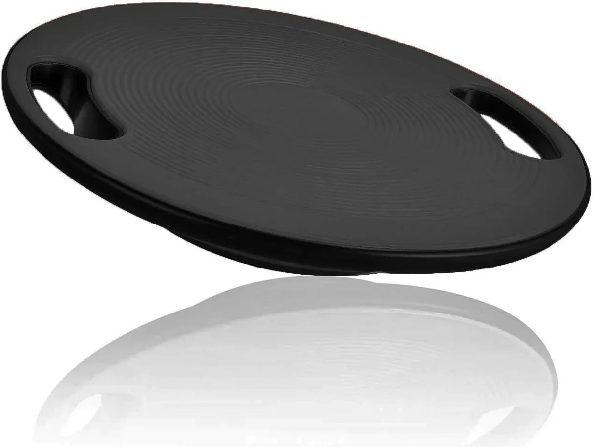 Plastic Portable Wobble Balance Board — Black