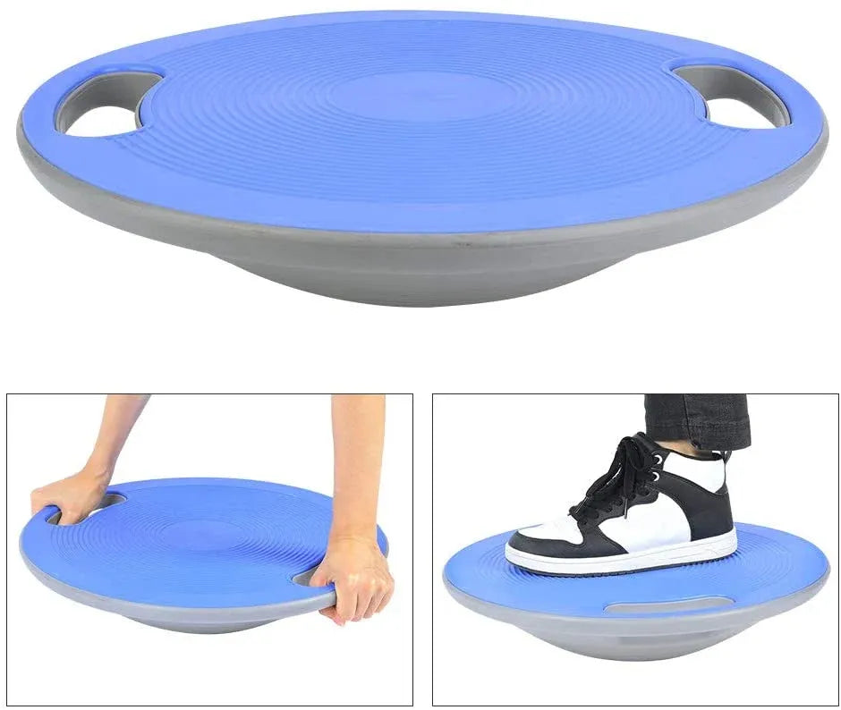 Plastic Portable Wobble Balance Board — Black
