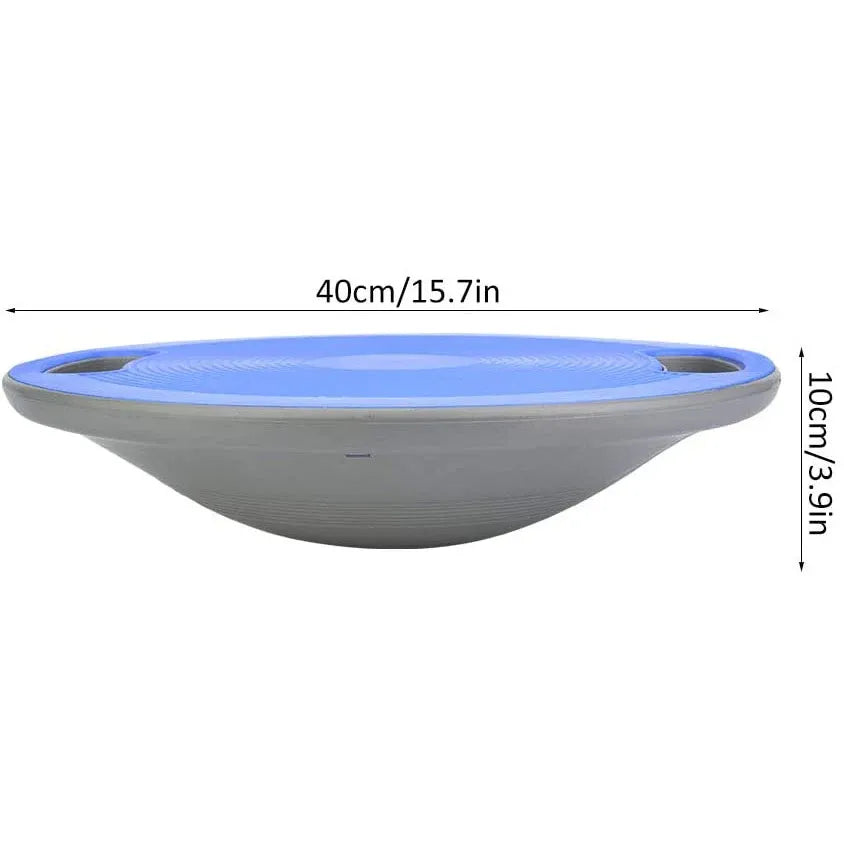 Plastic Portable Wobble Balance Board — Black