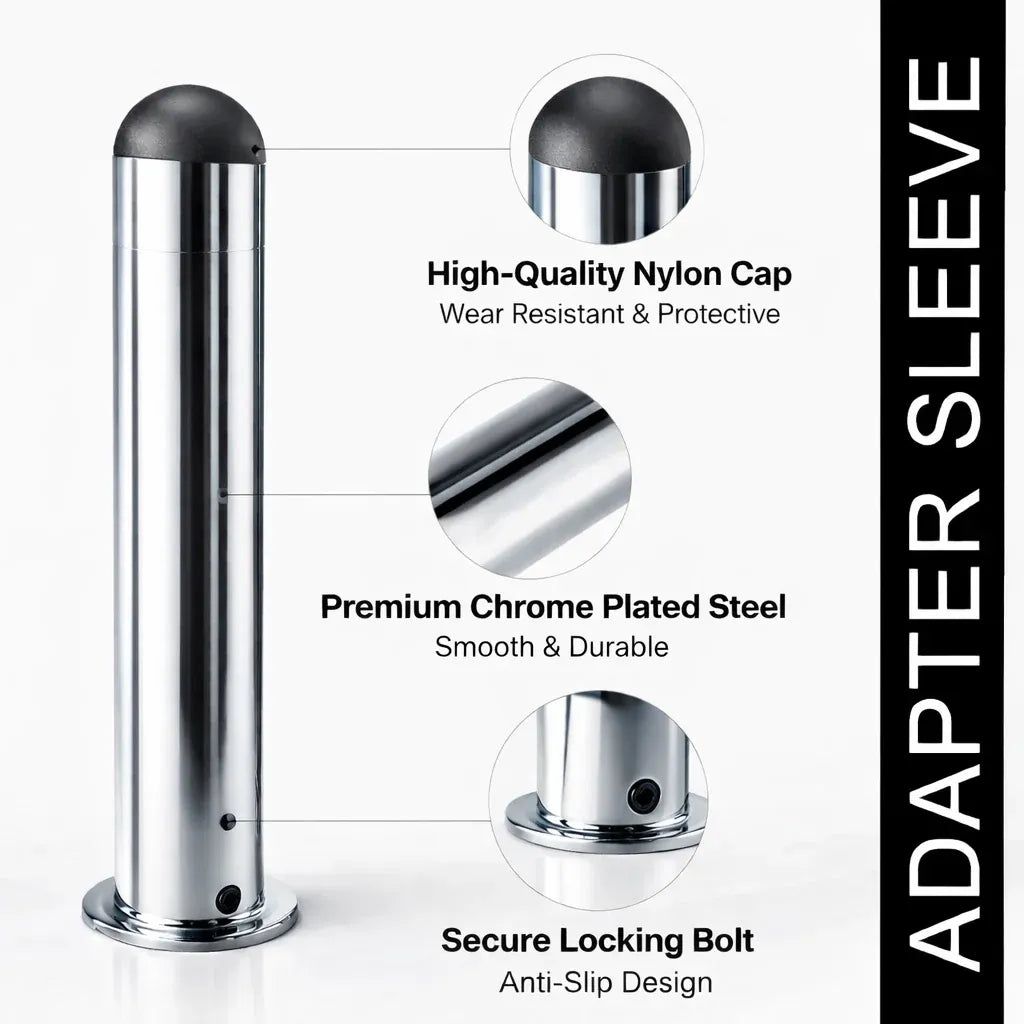 Standard to Olympic Barbell Sleeve Adapter (pair)