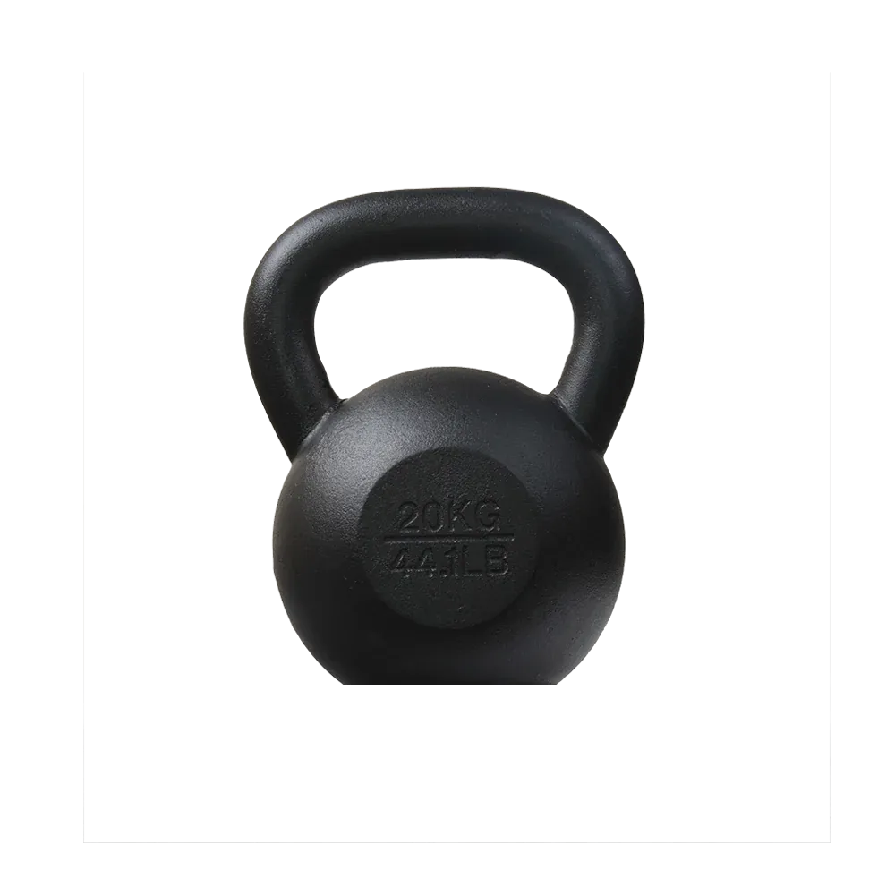 20kg Classic Cast Iron Powder Coated Kettlebell
