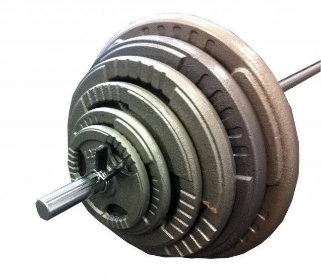 110kg Standard Hammertone Barbell Weights Set