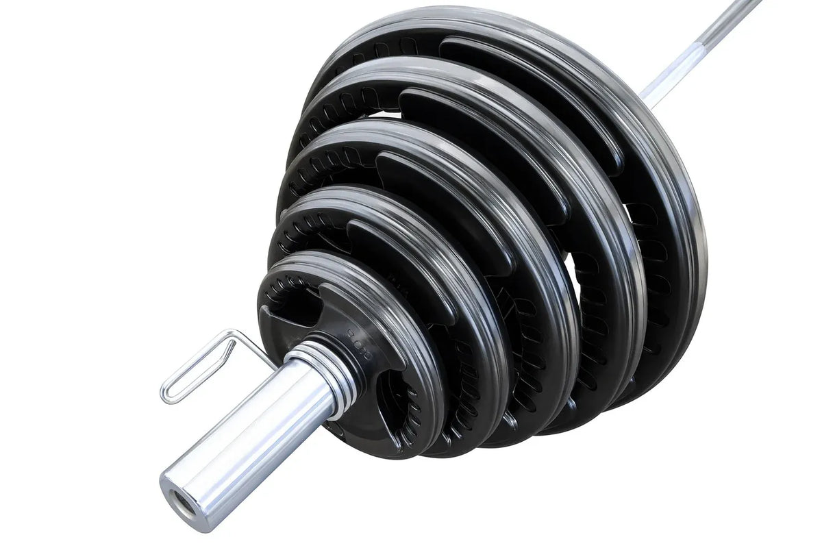 175kg Olympic Rubber Coated Barbell Weights Set