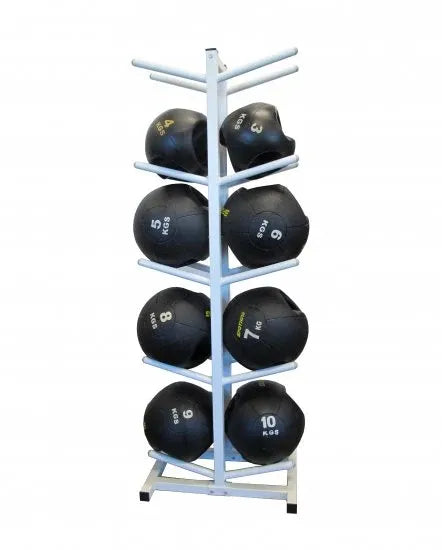 Double Grip Medicine Ball Package (3KG–10KG) with Rack