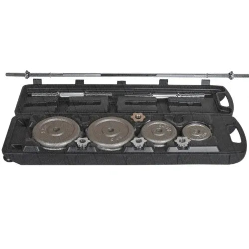 50kg Dumbbell and Barbell Set With Case