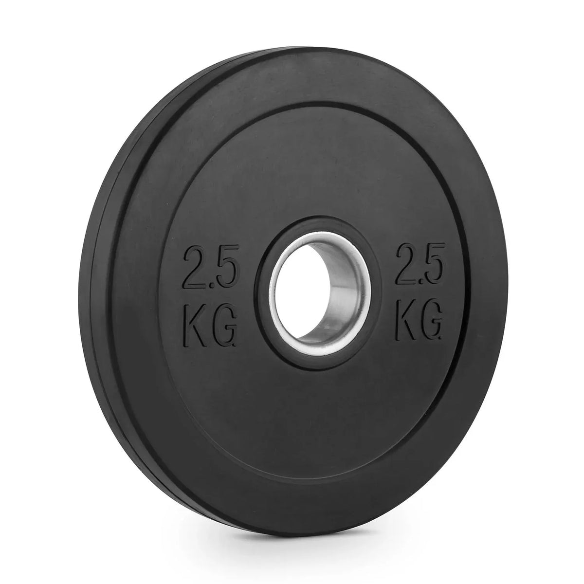 2 x 2.5kg Black Olympic Bumper Plate