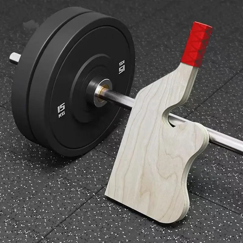 Wooden Barbell Jack Plate Changer Deadlift Barbell Holder