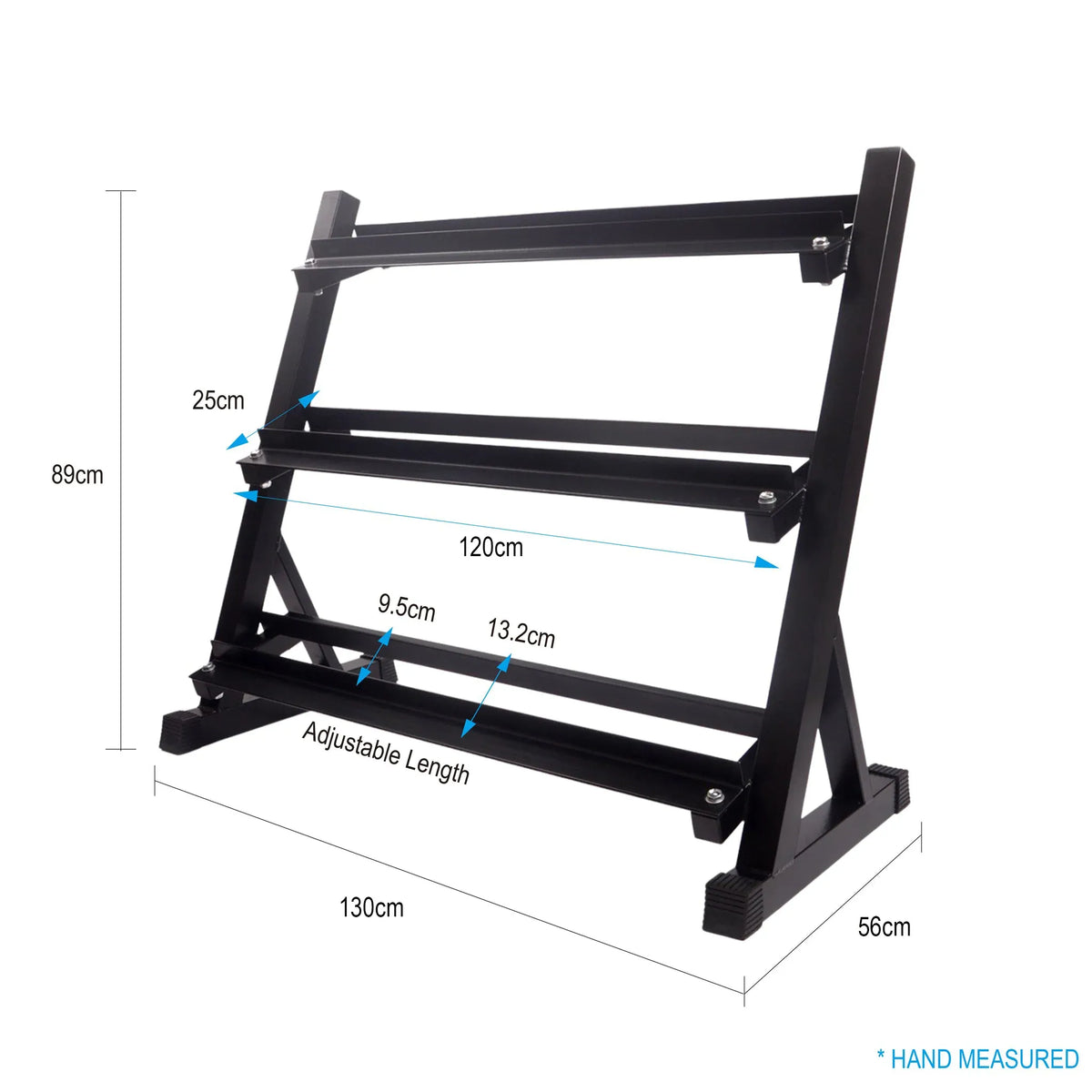 Three Tier Dumbbell Rack