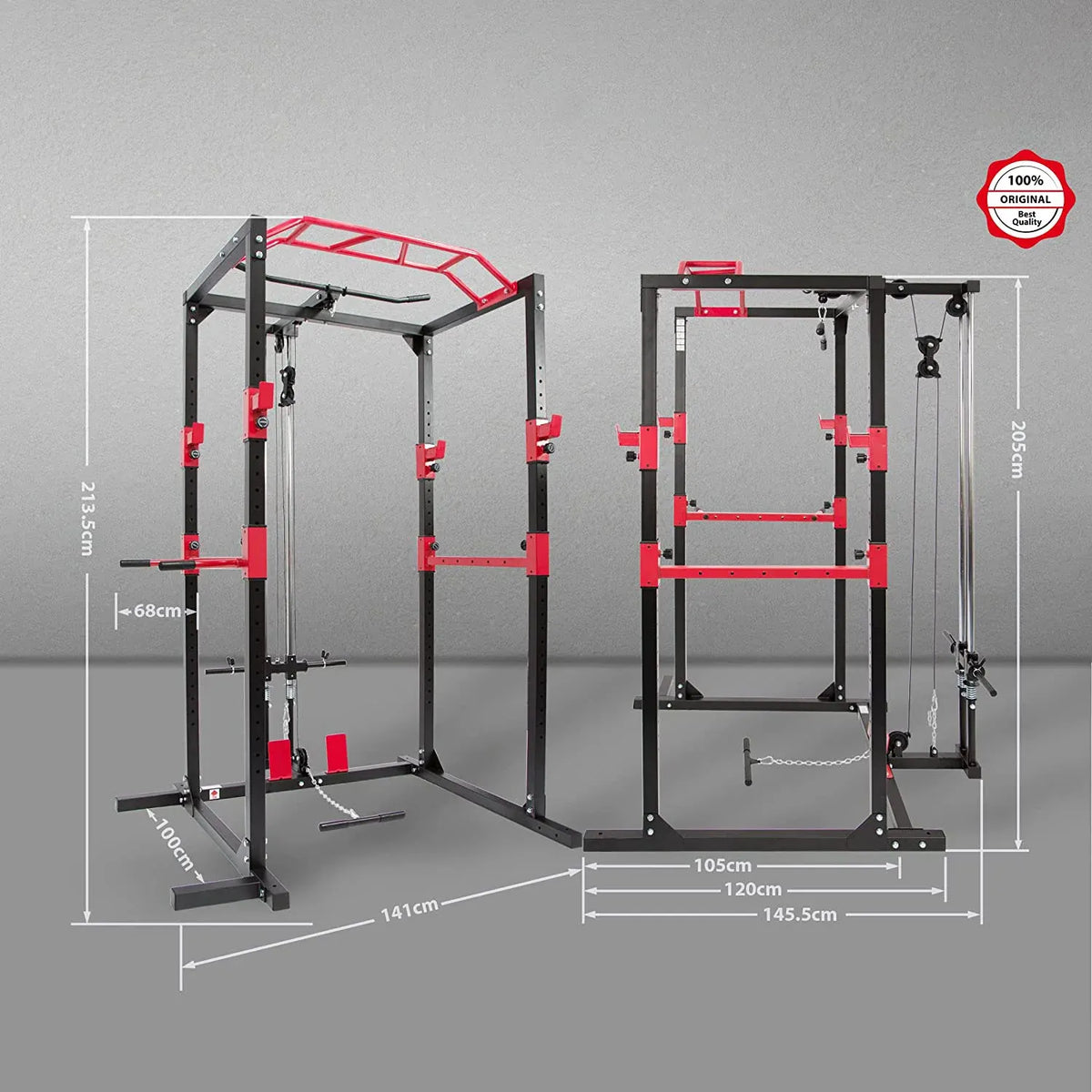 Power Cage Fitness Multifunctional Rack for Effective Full Body Workout