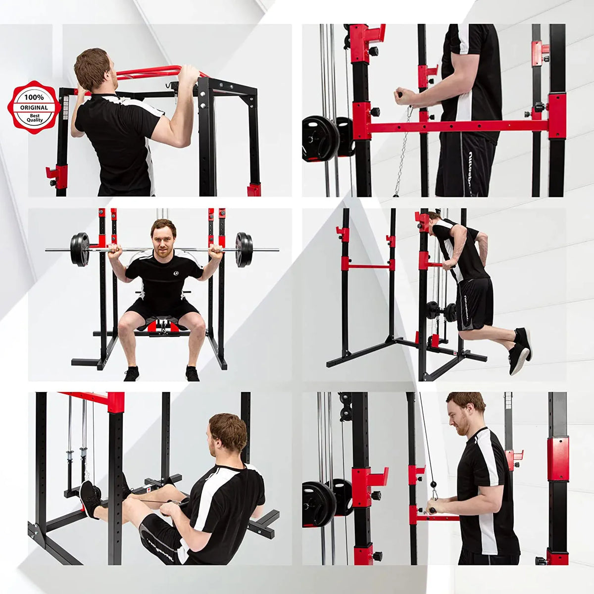 Power Cage Fitness Multifunctional Rack for Effective Full Body Workout