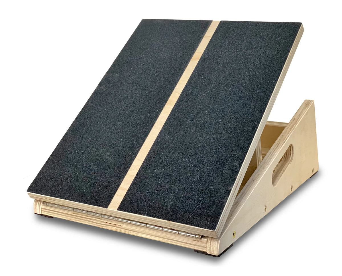 Wooden Slant Board- Adjustable Incline Board and Calf Stretcher