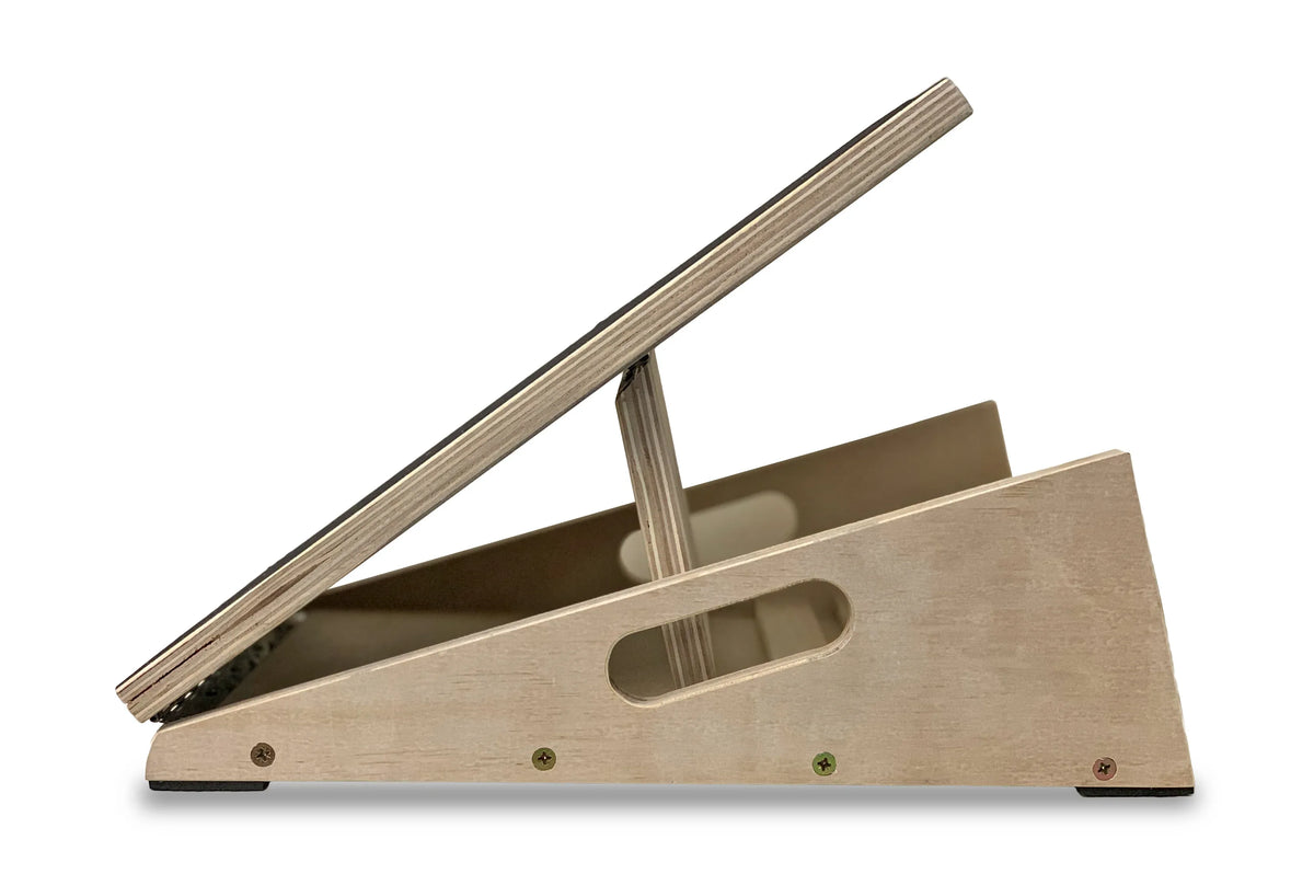 Wooden Slant Board- Adjustable Incline Board and Calf Stretcher
