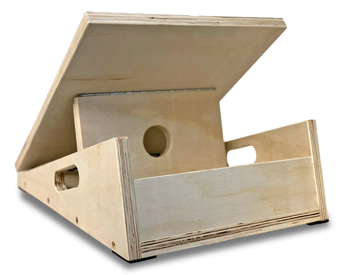 Wooden Slant Board- Adjustable Incline Board and Calf Stretcher