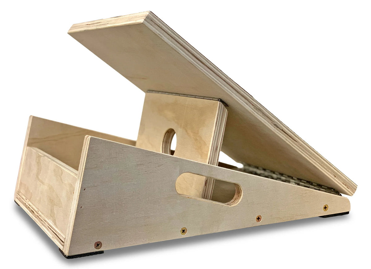 Wooden Slant Board- Adjustable Incline Board and Calf Stretcher