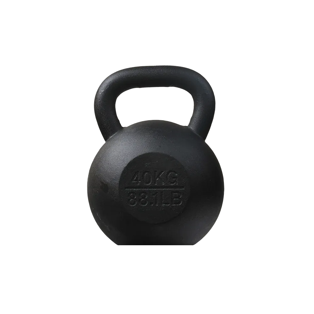 40kg Classic Cast Iron Powder Coated Kettlebell