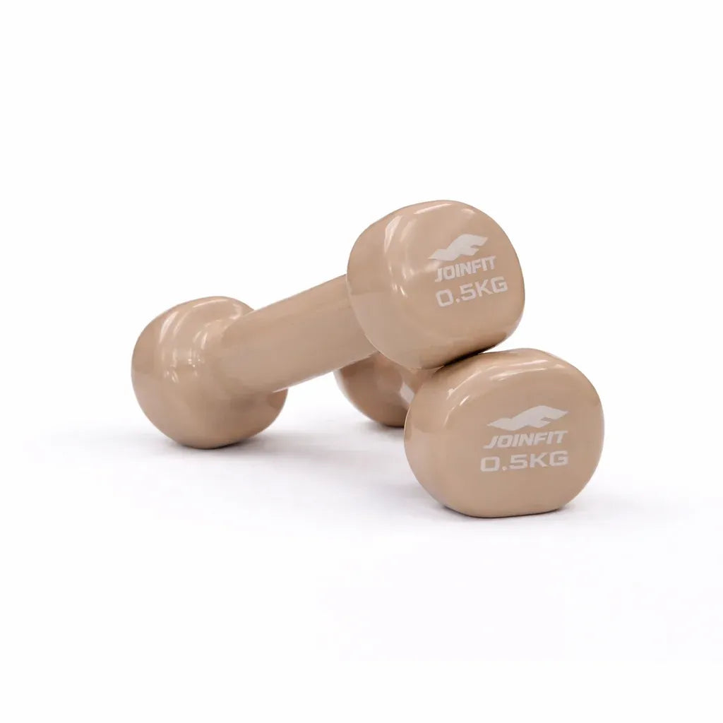 Pair of 0.5kg Vinyl Coated Dumbbell