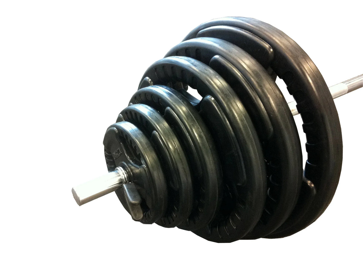 60kg Standard Rubber Coated Barbell Weights Set