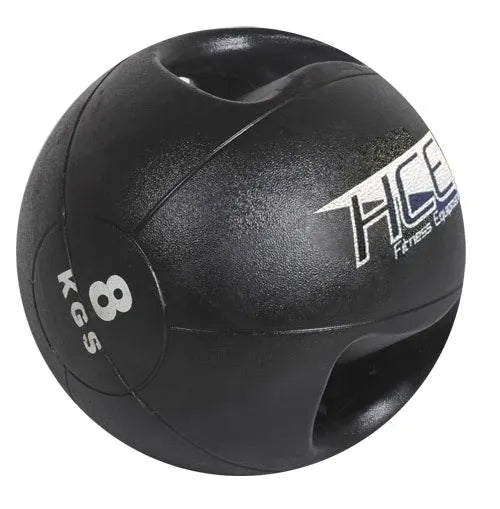 8KG Double Grip Handles Medicine Ball