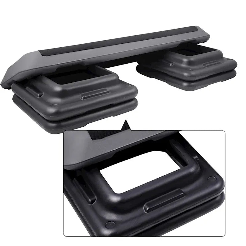 Commercial Aerobic Step – 4 Level Fitness Platform with 6 Blocks