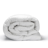 Aprons: Casa Decor Silk Touch Quilt 360GSM All Seasons Antibacterial Hypoallergenic - King Single - White