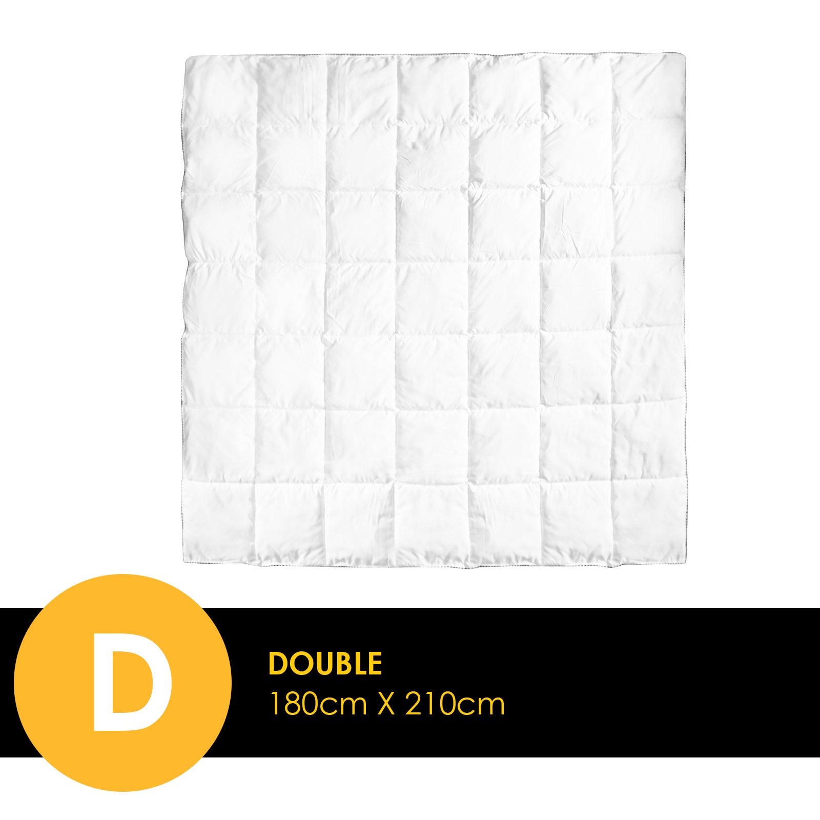 Quilts & Duvets: Royal Comfort Bamboo Blend Quilt 250GSM Luxury  Duvet 100% Cotton Cover - Double - White