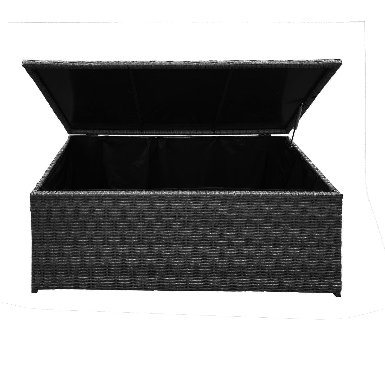Outdoor Storage Boxes: Arcadia Furniture Outdoor Rattan Storage Box Garden Toy Tools Shed UV Resistant - Black
