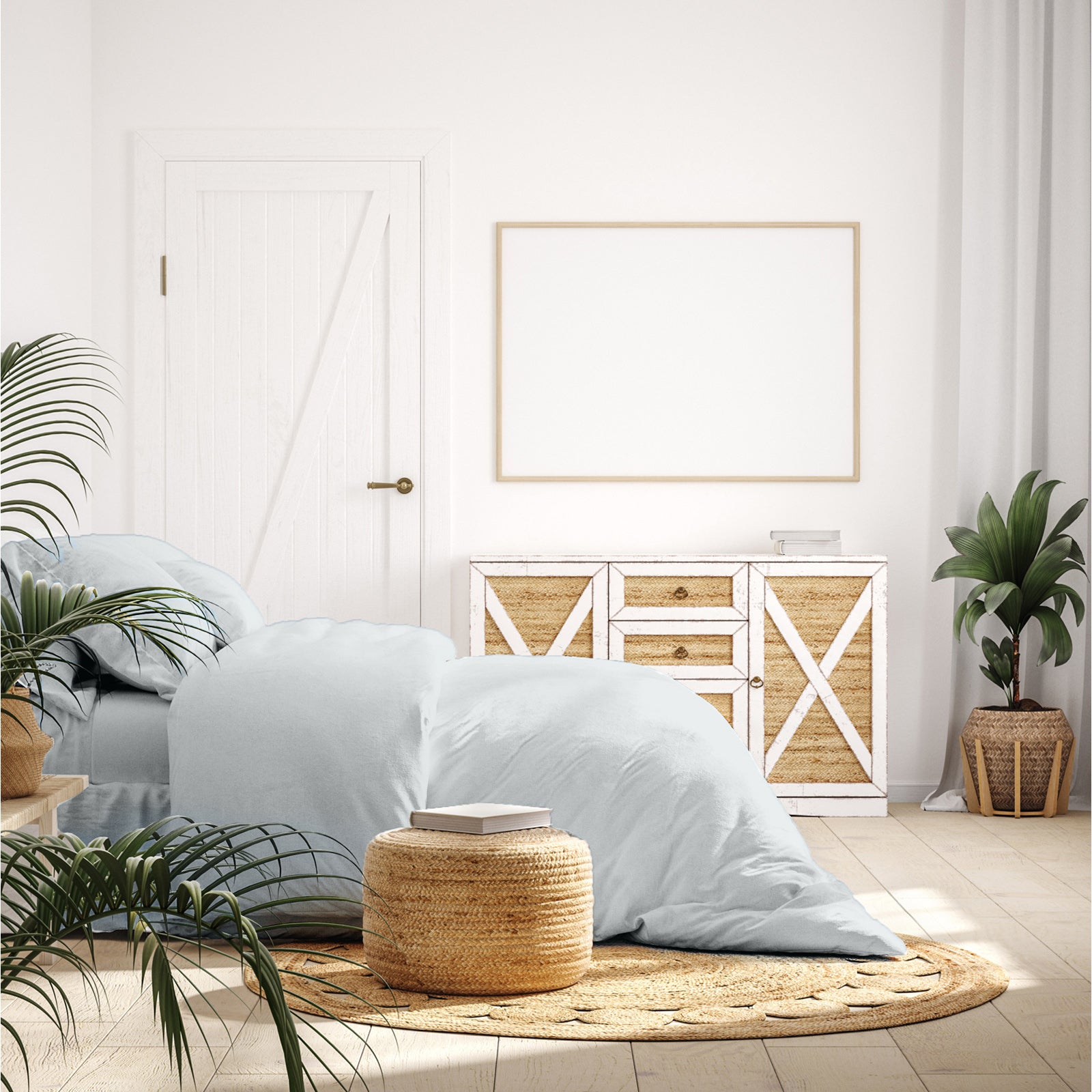 Duvet Covers: Balmain 1000 Thread Count Hotel Grade Bamboo Cotton Quilt Cover Pillowcases Set - King - Cool Grey
