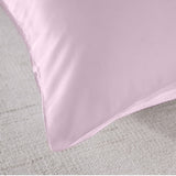 Pillows: Royal Comfort Mulberry Soft Silk Hypoallergenic Pillowcase Twin Pack 51 x 76cm - Lilac