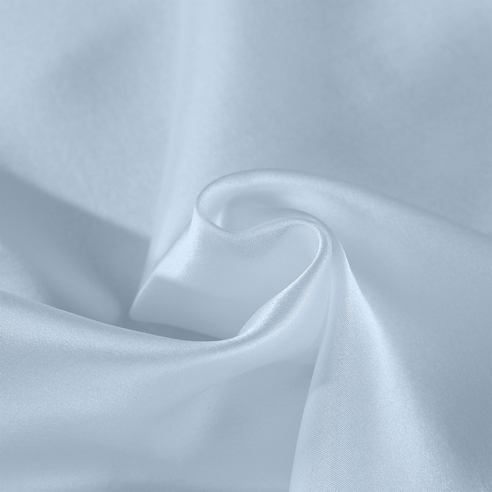 Pillowcases: Royal Comfort Mulberry Soft Silk Hypoallergenic Pillowcase Twin Pack 51 x 76cm - Soft Blue