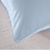 Pillowcases: Royal Comfort Mulberry Soft Silk Hypoallergenic Pillowcase Twin Pack 51 x 76cm - Soft Blue
