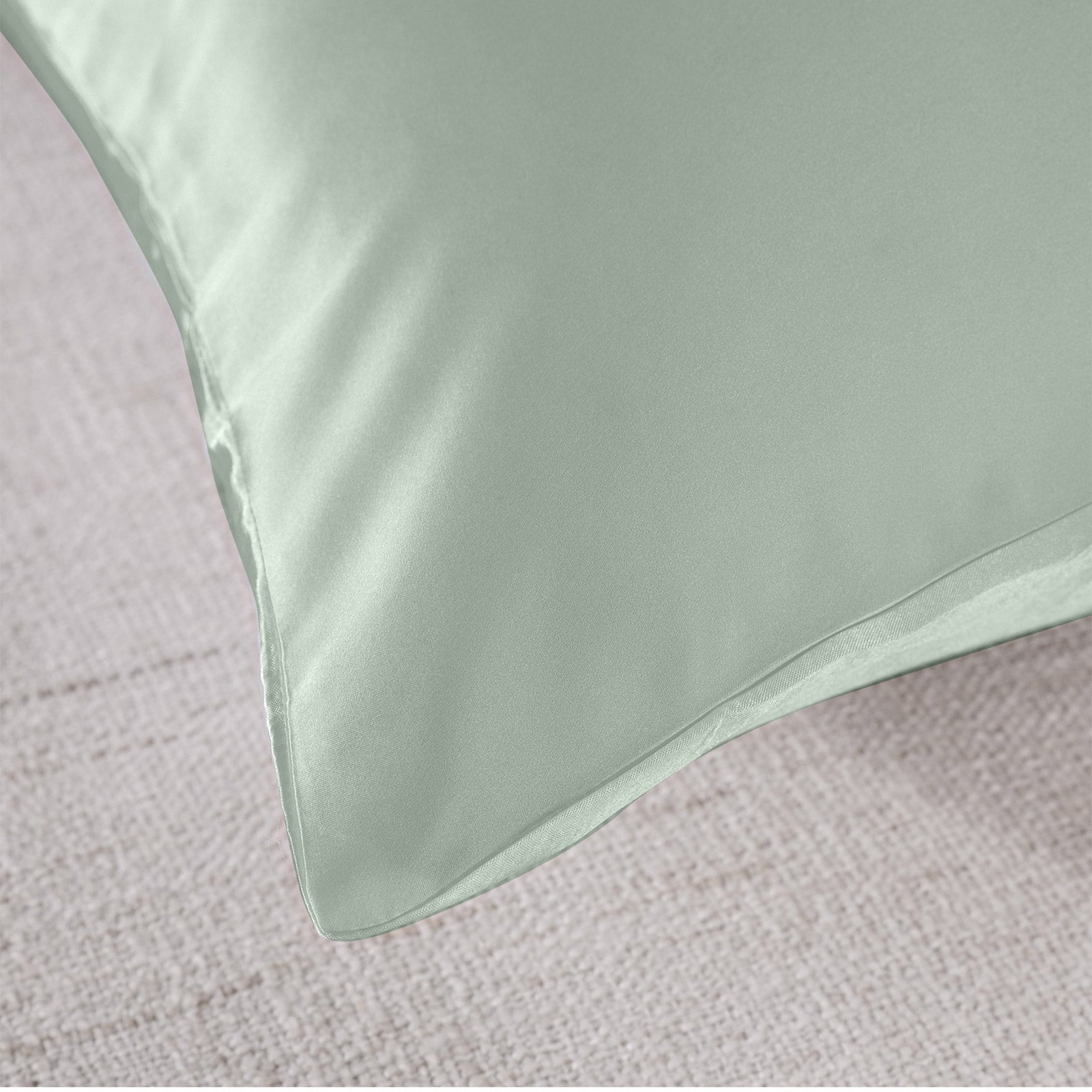 Pillowcases: Royal Comfort Pure Silk Pillow Case 100% Mulberry Silk Hypoallergenic Pillowcase - Sage