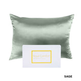 Pillowcases: Royal Comfort Pure Silk Pillow Case 100% Mulberry Silk Hypoallergenic Pillowcase - Sage