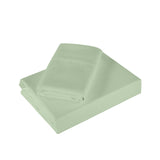 Bed Sheets: Royal Comfort 1200 Thread Count Sheet Set 4 Piece Ultra Soft Satin Weave Finish - Queen - Sage Green