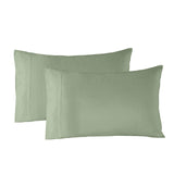 Bed Sheets: Royal Comfort Bamboo Blended Sheet & Pillowcases Set 1000TC Ultra Soft Bedding - Queen - Sage Green
