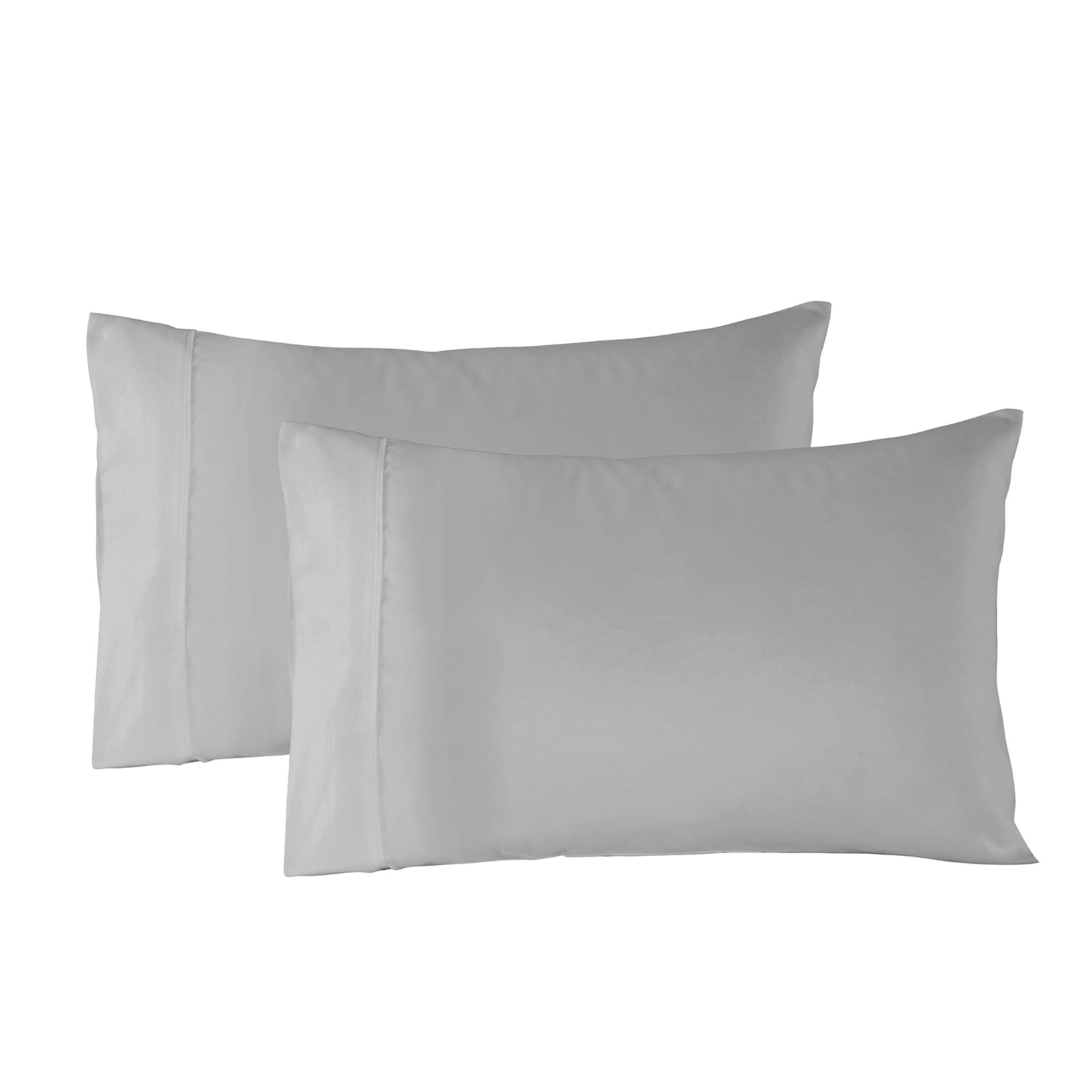 Bed Sheets: Royal Comfort Bamboo Blended Sheet & Pillowcases Set 1000TC Ultra Soft Bedding - Queen - Light Grey