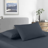 Bed Sheets: Royal Comfort 2000 Thread Count Bamboo Cooling Sheet Set Ultra Soft Bedding - Single - Charcoal
