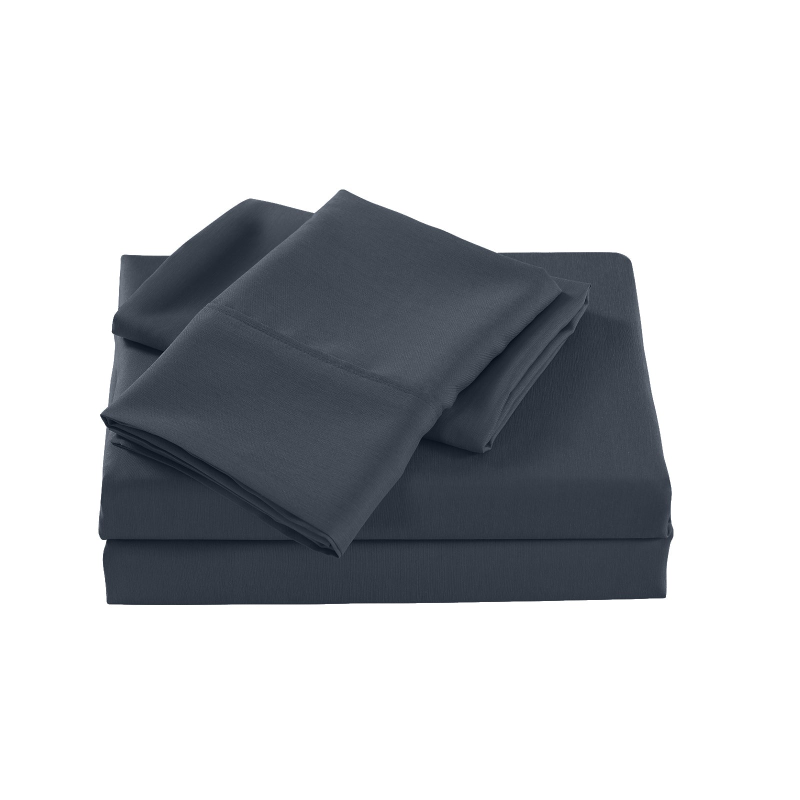 Bed Sheets: Royal Comfort 2000 Thread Count Bamboo Cooling Sheet Set Ultra Soft Bedding - Single - Charcoal