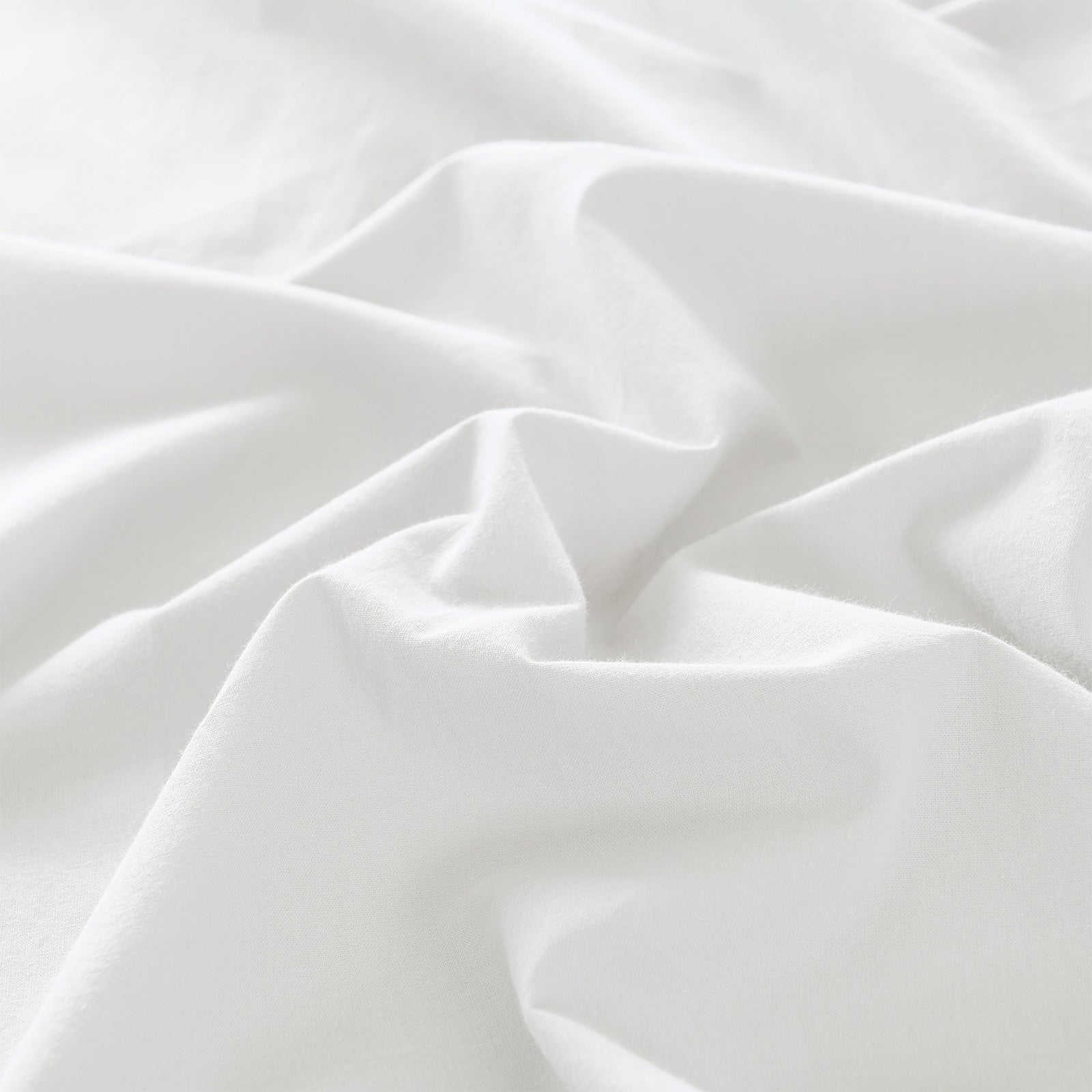 Bed Sheets: Royal Comfort Vintage Washed 100% Cotton Sheet Set Fitted Flat Sheet Pillowcases - King - White